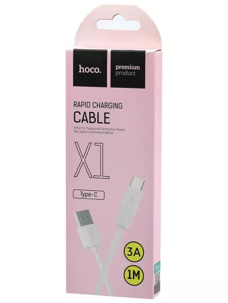 кабель передачи данных Hoco X1 Type-C 1m white