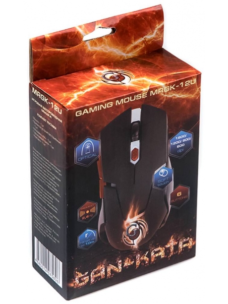 беспроводная мышь с подсветкой Dialog MRGK-12U black