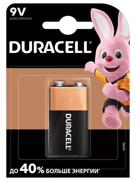батарейка Duracell 6LR61/Крона-1BL 