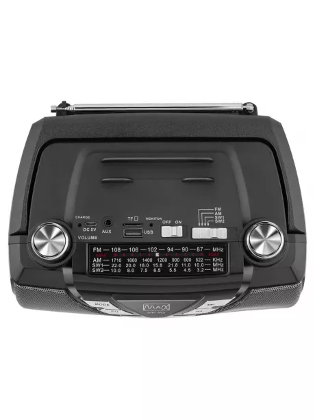 радиоприемник с MP3 и bluetooth MAX МR-342 черный