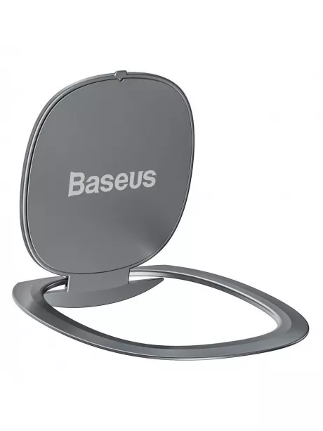 попсокет на телефон Baseus Invisible phone ring holder silver