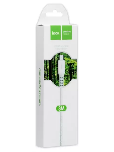 кабель передачи данных Hoco X20 Flash micro 3m white
