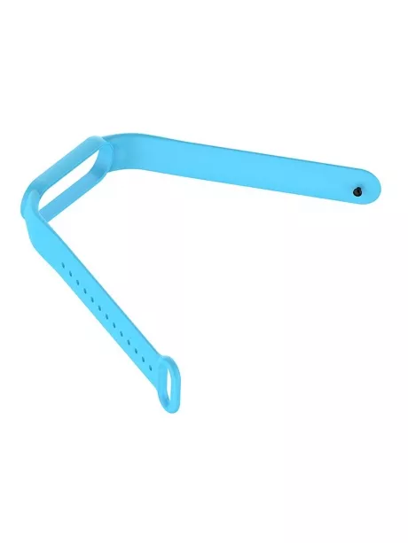 силиконовый ремешок Xiaomi для Mi Band 5 голубой