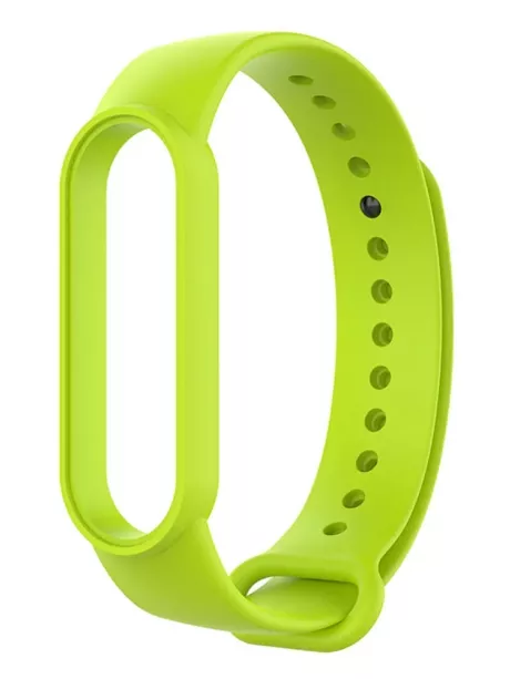 силиконовый ремешок Xiaomi для Mi Band 5 лайм