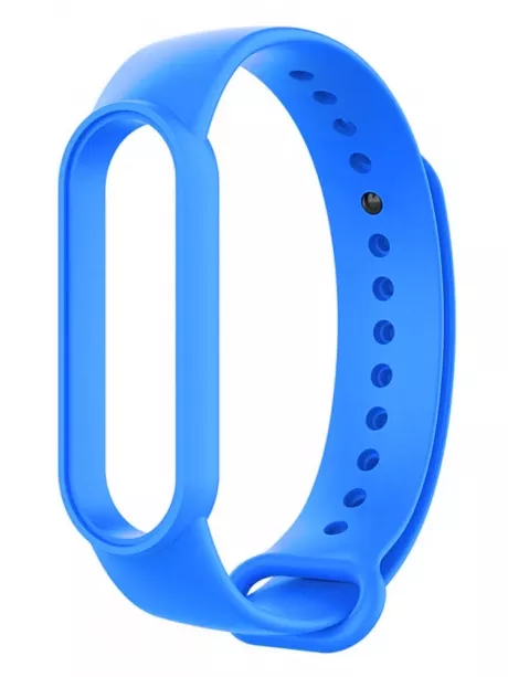 силиконовый ремешок Xiaomi для Mi Band 5 синий