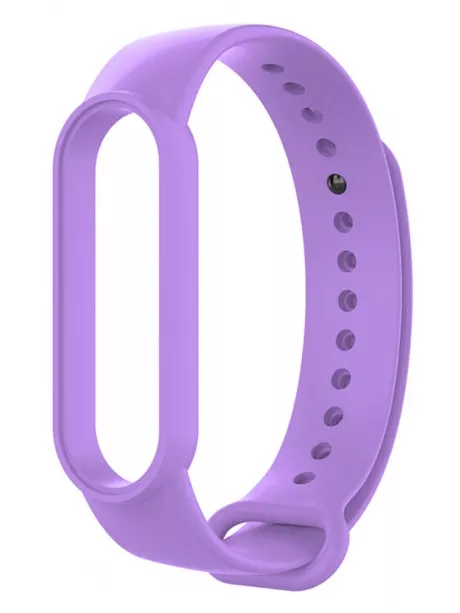 силиконовый ремешок Xiaomi для Mi Band 5 сиреневый