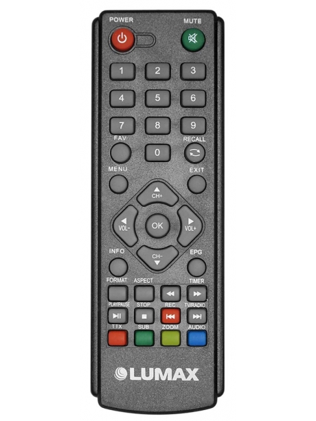 ТВ-тюнер DVB-T2 Lumax DV1115HD black