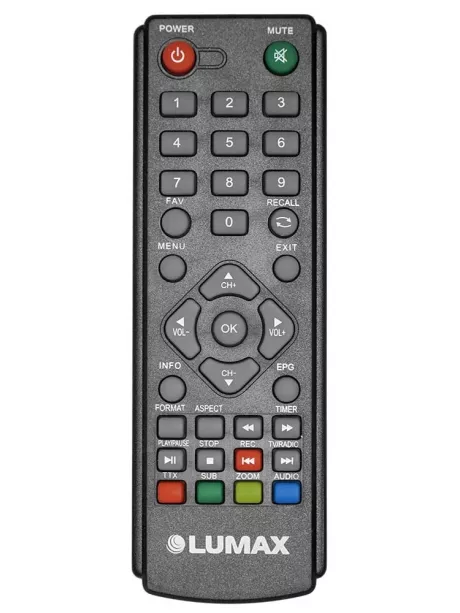 ТВ-тюнер DVB-T2 Lumax DV1115HD black