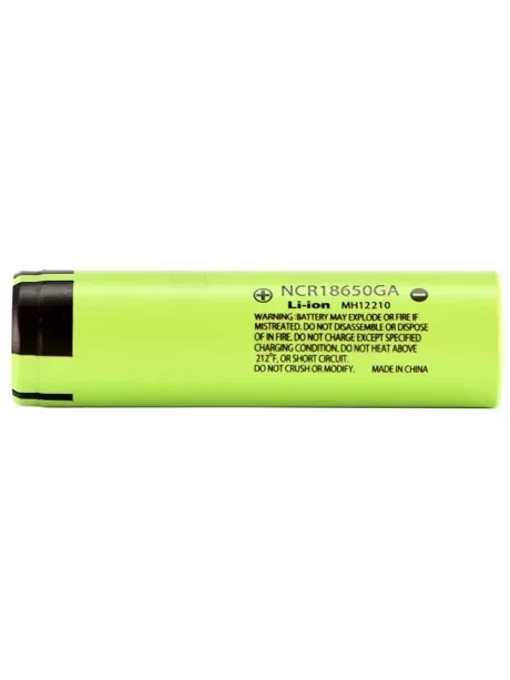 высокотоковый аккумулятор Panasonic NCR18650GA Li-Ion 3500 mAh, без защиты 