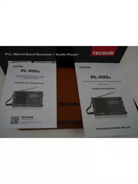 всеволновый цифровой радиоприемник с mp3 плеером Tecsun PL-990x (export version) black