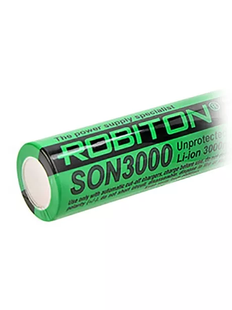 литиевый аккумулятор Robiton SON3000 15А (Sony 18650VTC6) без защиты 