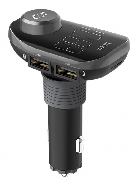 автомобильное зарядное устройство Hoco E45 Happy route black