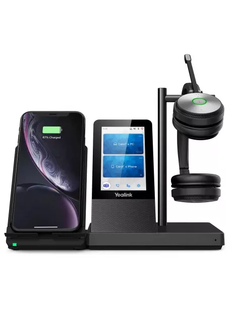 Профессиональная беспроводная DECT гарнитура Yealink WH66 Dual UC 