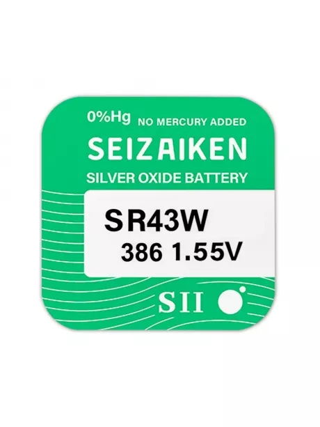 часовая батарейка SEIZAIKEN SR-43 W/386 