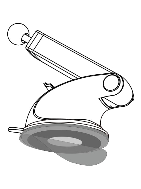 автомобильный держатель Arroys Dash-W2 Auto 15W black