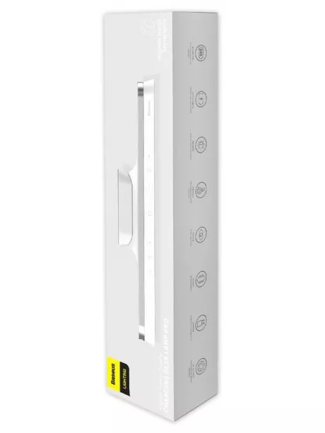 аккумуляторный светильник на магнитном креплении Baseus Magnetic Stepless Dimming Charging Desk Lamp Pro white