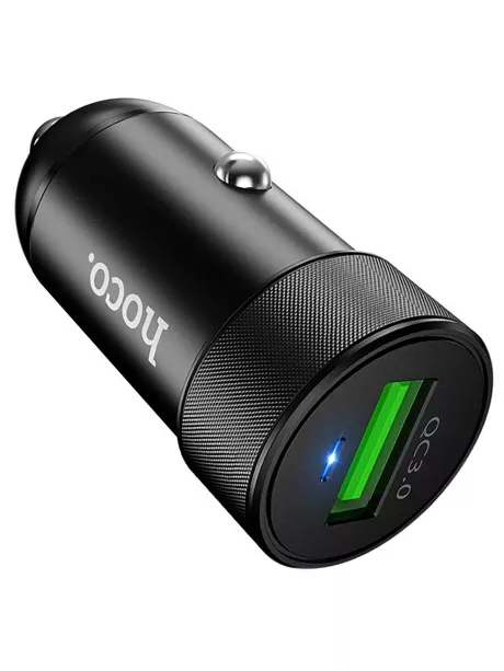автомобильное зарядное устройство Hoco Z32 Speed Up single port QC3.0 car charger black