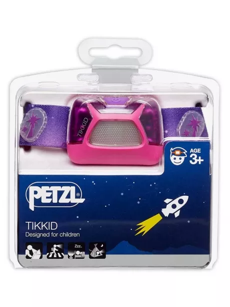 налобный фонарь для детей Petzl LAMP TIKKID E091BA розовый