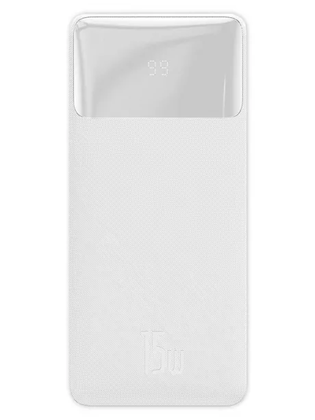 внешний аккумулятор Baseus Bipow Digital Display Power bank 10000mAh 15W white