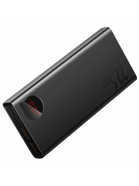 внешний аккумулятор Baseus Adaman Metal Digital Display QC Power Bank 20000mAh 22.5W black