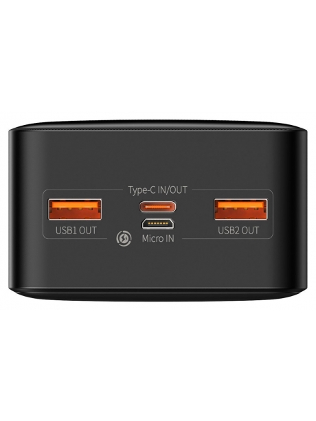 внешний аккумулятор Baseus Bipow Digital Display Power bank 30000mAh 20W black