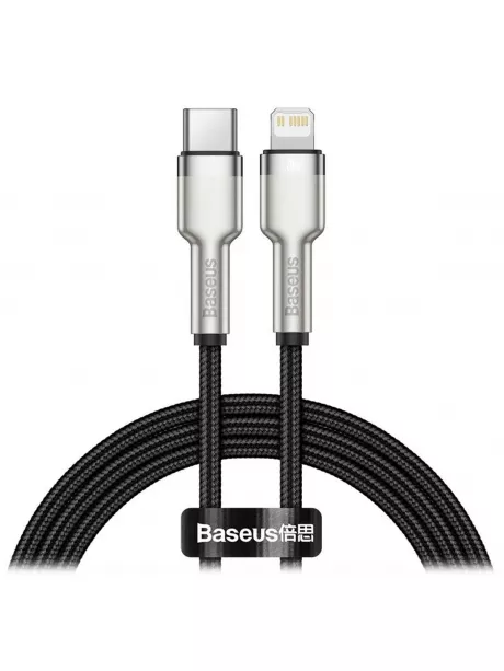 кабель передачи данных Baseus Cafule Series Metal Data Cable Type-C to iP PD 20W 1m black