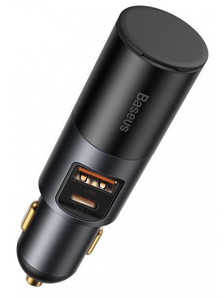 автомобильное зарядное устройство Baseus Share Together Car Charger with Cigarette Lighte Port  U+C 120W gray
