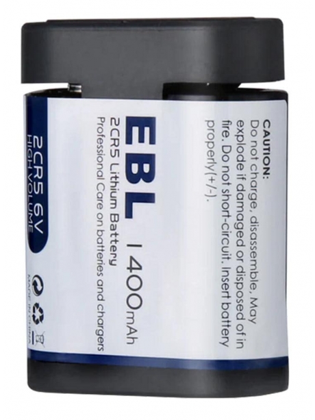 литиевая батарейка для вспышки EBL 2CR5 