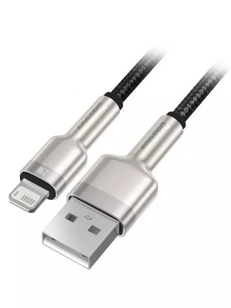 кабель передачи данных Baseus Cafule Series Metal Data Cable USB to IP 2.4A 1m black