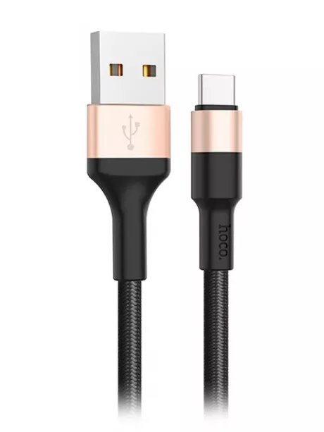 кабель передачи данных Hoco X26 Xpress Type-C 1m black &amp; gold
