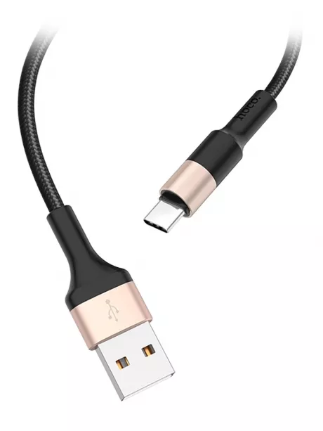 кабель передачи данных Hoco X26 Xpress Type-C 1m black &amp; gold
