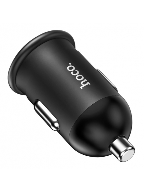 автомобильное зарядное устройство Hoco Z43 Mighty single port QC3.0 car charger black