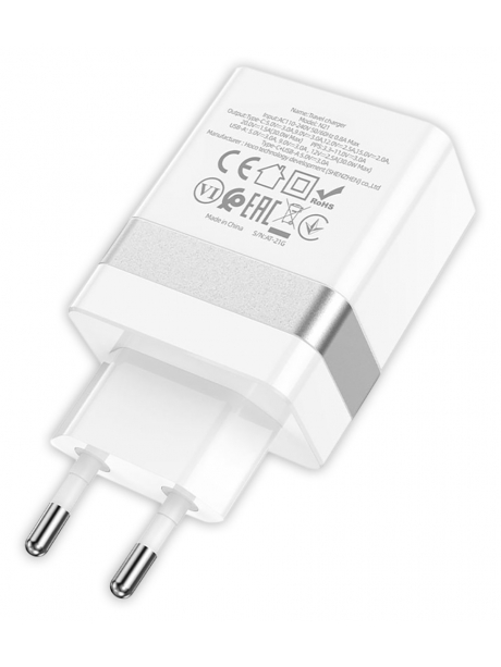 зарядное устройство Hoco N21 Topspeed PD30W+QC3.0 charger white