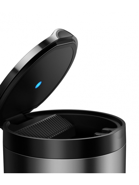 автомобильная пепельница с подсветкой Baseus Premium Car Ashtray dark gray