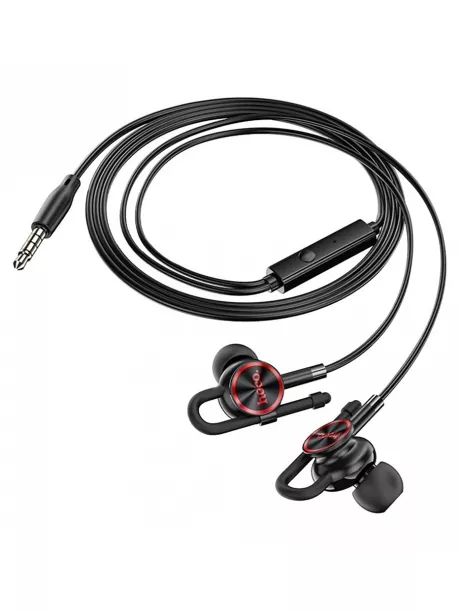 наушники с микрофоном для смартфона Hoco M84 Perfection universal earphones with mic black
