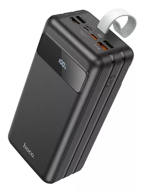 внешний аккумулятор со светильником Hoco J86B Electric 22.5W fully compatible power bank(60000mAh) black