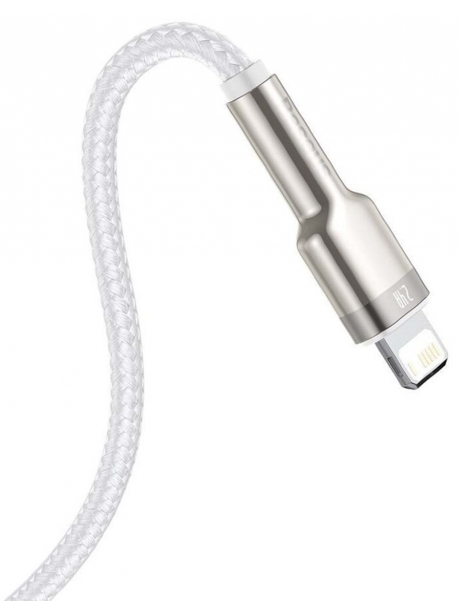 кабель передачи данных Baseus Cafule Series Metal Data Cable USB to IP 2.4A 1m white