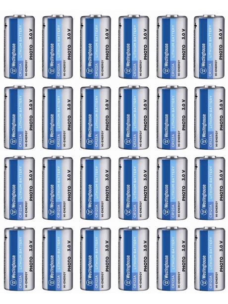 батарейки Westinghouse CR123A 24шт. 