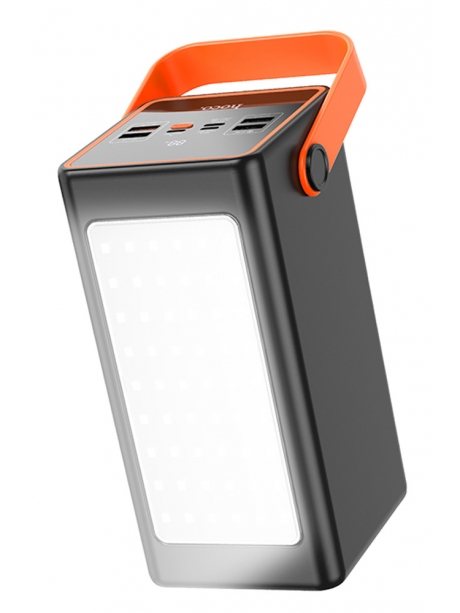 внешний аккумулятор со светильником Hoco J107 Super 22.5W universal power bank(90000mAh) black