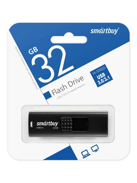 флешка USB SmartBuy Fashion 3.0 32GB black