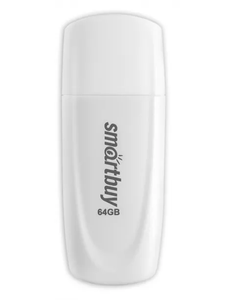 флешка USB SmartBuy Scout 64GB white