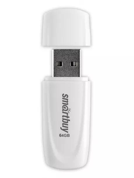 флешка USB SmartBuy Scout 64GB white