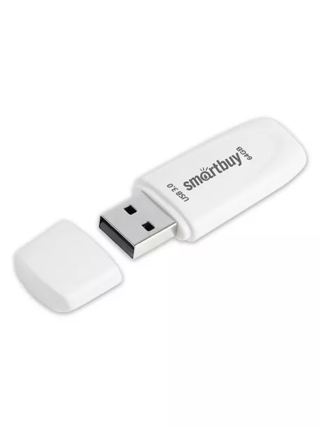 флешка USB SmartBuy Scout 3.0 64GB white