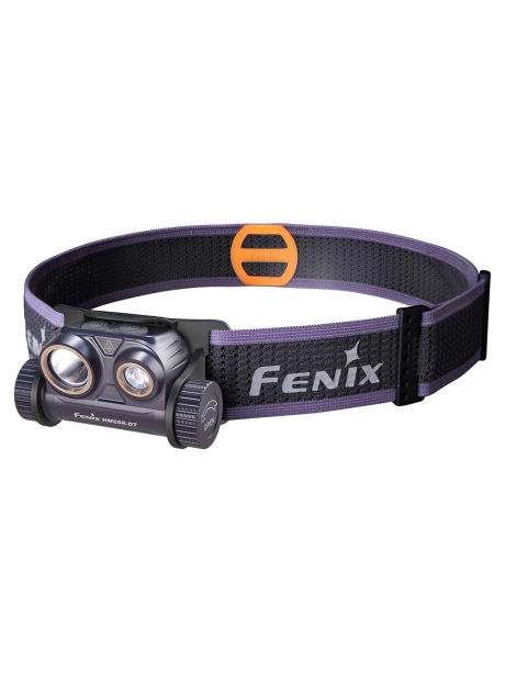 налобный фонарь Fenix HM65R-DT Dual LED dark purple