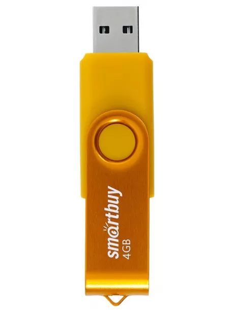 флешка USB SmartBuy Twist 4Gb yellow