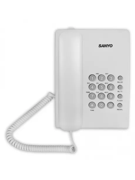 телефонный аппарат стационарный Sanyo RA-S204 white