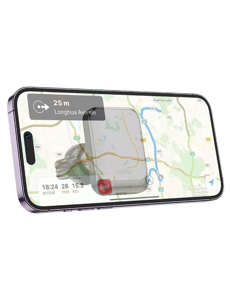 держатель для телефона в воздуховод Hoco H24 Climber magnetic car holder (air outlet) black &amp; grey