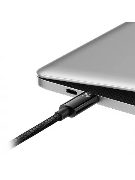 кабель для быстрой зарядки Baseus Tungsten Gold Fast Charging Data Cable Type-C to Type-C 240W 1m black