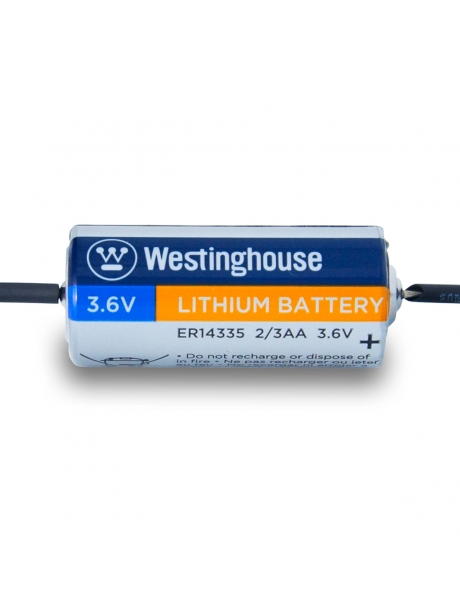 литиевые батарейки 3.6v Westinghouse ER 14335Y (2/3AA) axial wires 5шт. 