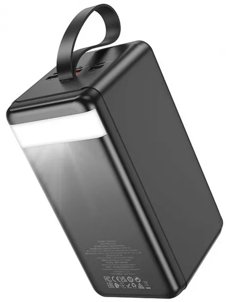 портативный аккумулятор повербанк Hoco J123D Element 22.5W+PD20W compatible power bank(90000mAh) black